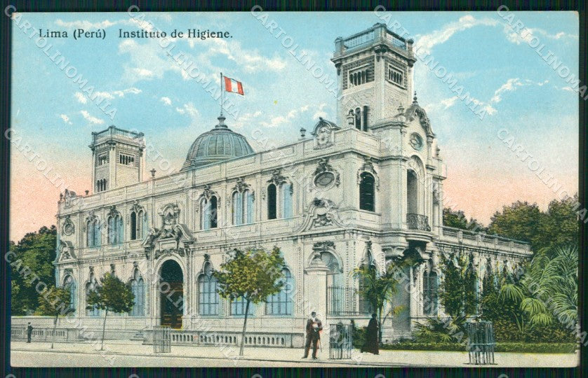 Peru Lima Istituto de Higiene postcard XP1574 – fronte