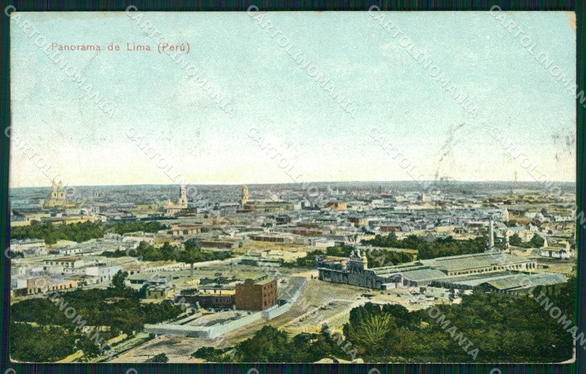 Peru Lima Panorama postcard XP1578 – fronte