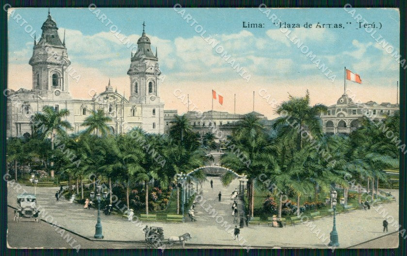 Peru Lima Plaza de Armas postcard XP1579 – fronte