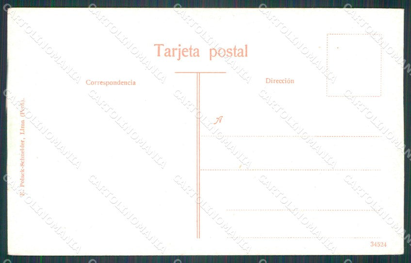 Peru Lima Avenida 9 de Diciembre postcard XP1589 – retro