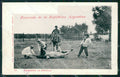 Argentina Types Ethnic Poniendo la Argolla ABRADED BACK postcard XP1594 – fronte