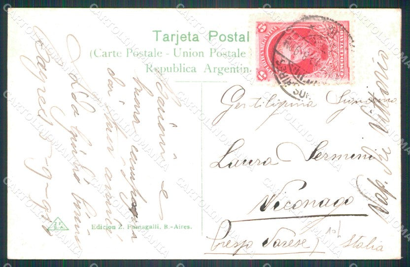Argentina Types Ethnic Fiesta Campestre postcard XP1616 – retro