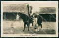 Argentina Types Ethnic Gaucho Dog Galgo RPPC postcard XP1619 – fronte