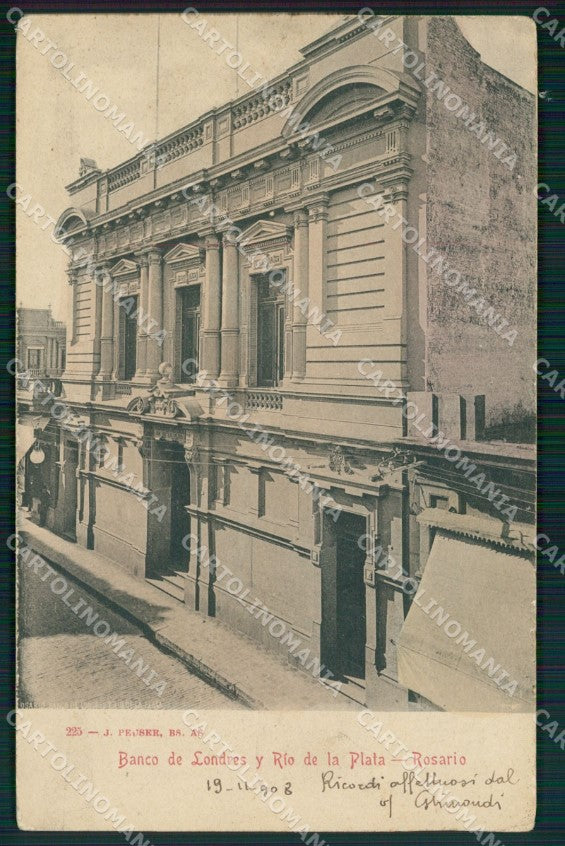 Argentina Rosario Banco de Londres y Rio de la Plata postcard XP1621 – fronte