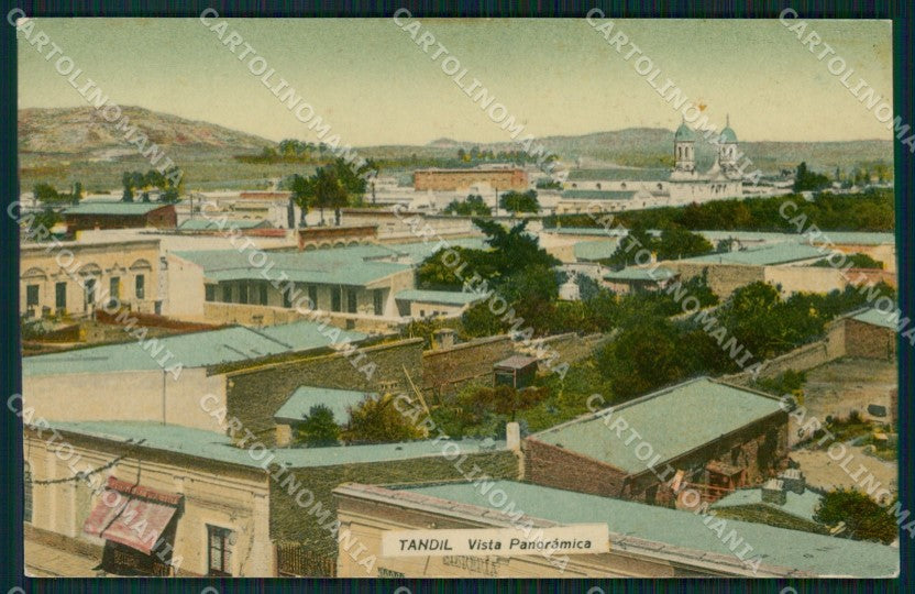 Argentina Tandil Vista Panoramica CORNER CREASED postcard XP1630 – fronte