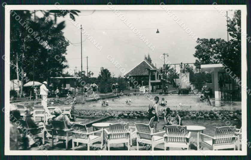 Argentina ? Swimming Pool RPPC postcard XP1635 – fronte