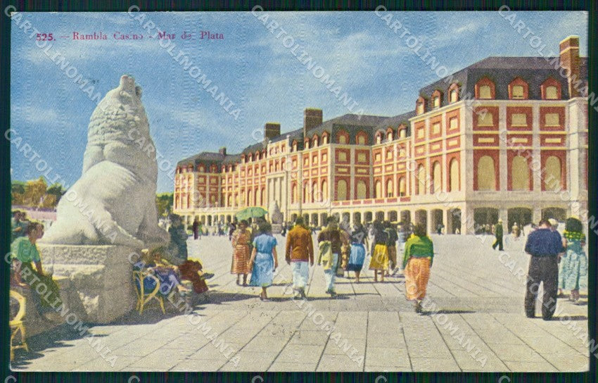 Argentina Mar del Plata Rambla Casino postcard XP1642 – fronte