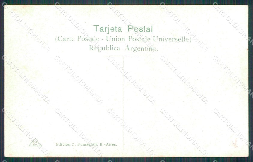Argentina Types Ethnic Gaucho Tomando Mate Dog Galgo postcard XP1644 – retro