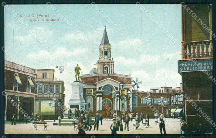 Peru Callao Iglesia de la Matriz postcard XP1659 – fronte