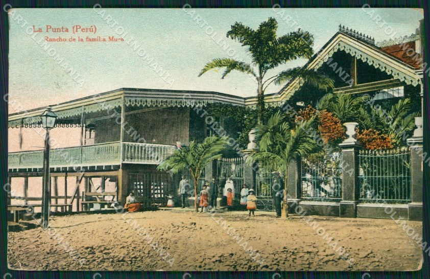 Peru La Punta Rancho de la Familia Muro postcard XP1686 – fronte