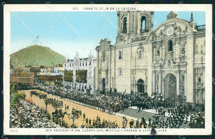 Peru Lima Gran te Deum en la Catedral postcard XP1706 – fronte