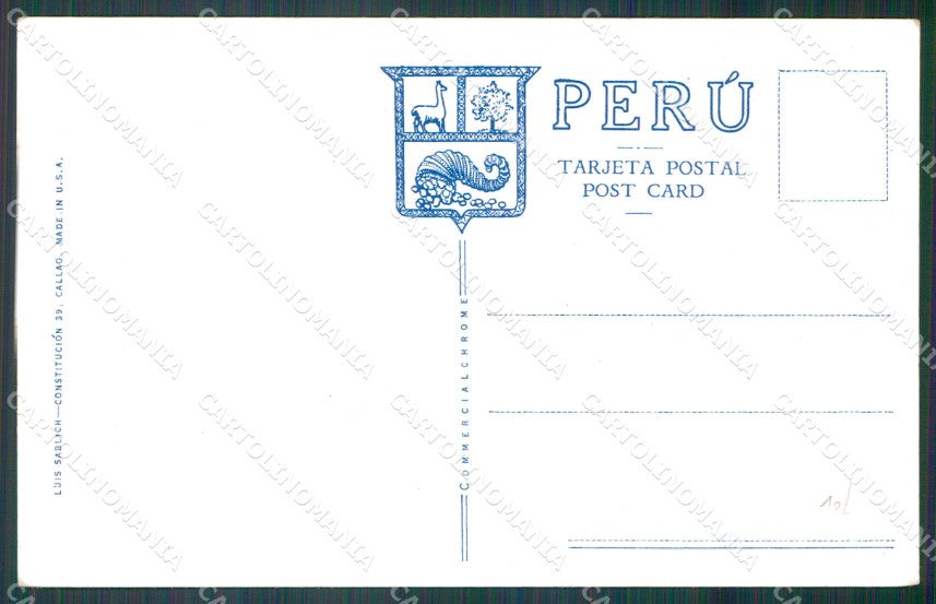 Peru Lima Gran te Deum en la Catedral postcard XP1706 – retro