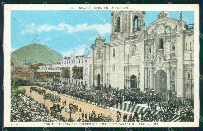 Peru Lima Gran te Deum en la Catedral postcard XP1710 – fronte