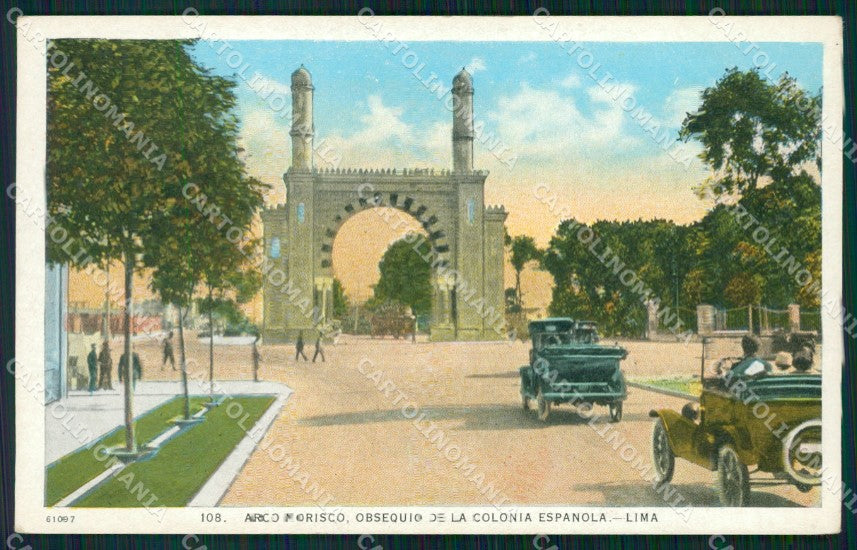 Peru Lima Arco Morisco postcard XP1711 – fronte