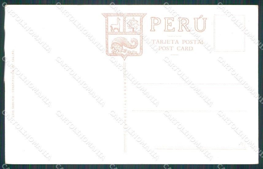 Peru Lima Arco Morisco postcard XP1711 – retro