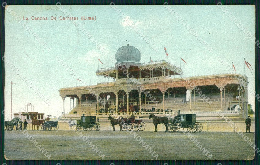 Peru Lima La Cancha de Carreras postcard XP1741 – fronte