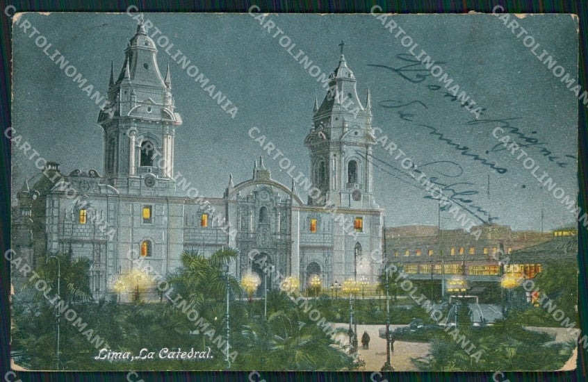 Peru Lima La Catedral postcard XP1747 – fronte
