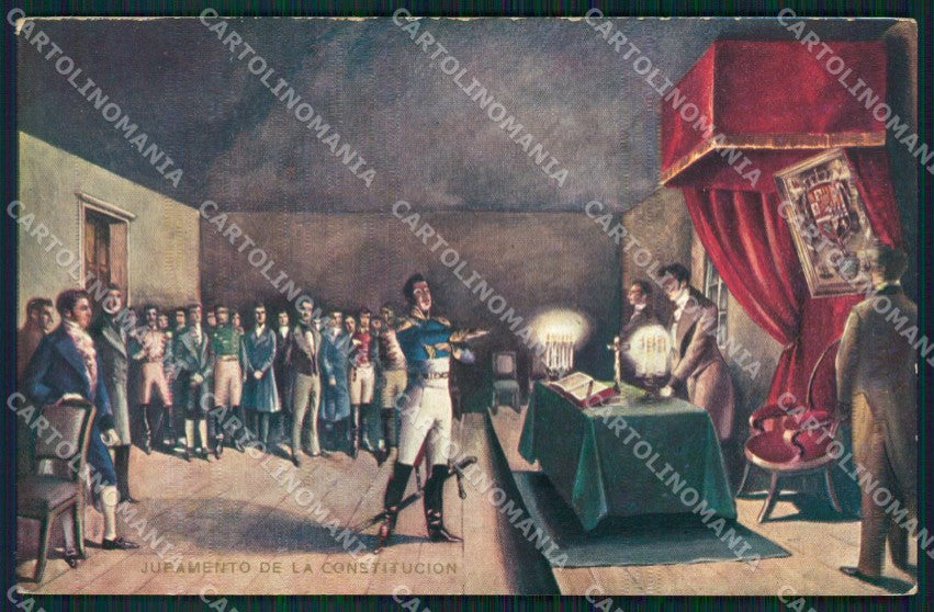 Argentina Juramento de la Constitucion postcard XP1755 – fronte