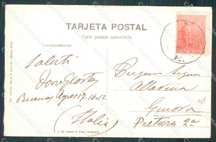 Argentina Types Ethnic Familia de Indios postcard XP1804 – retro