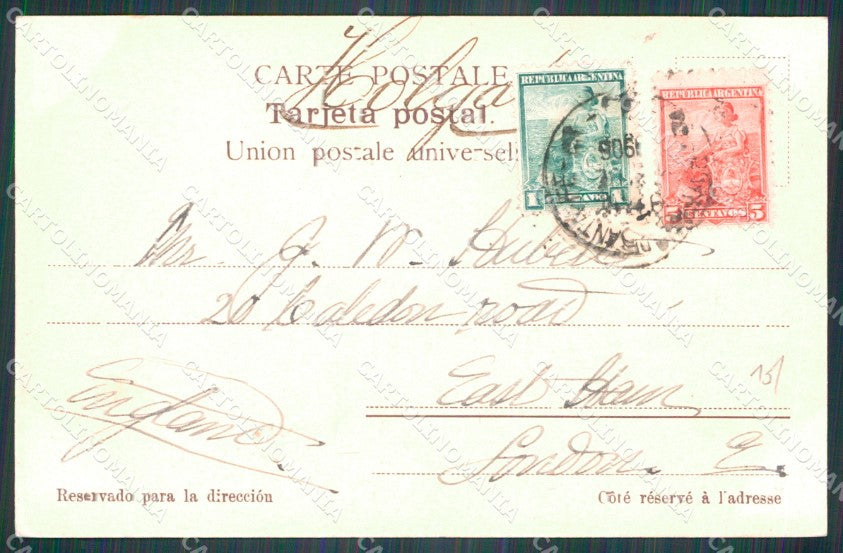 Argentina Rosario de Santa Fe Calle Libertad postcard XP1808 – retro