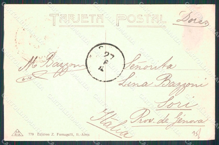 Argentina Types Ethnic Campestre Dulce Encuentro postcard XP1811 – retro
