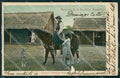 Argentina Types Ethnic Gaucho Tomando Mate Dog Galgo postcard XP1812 – fronte
