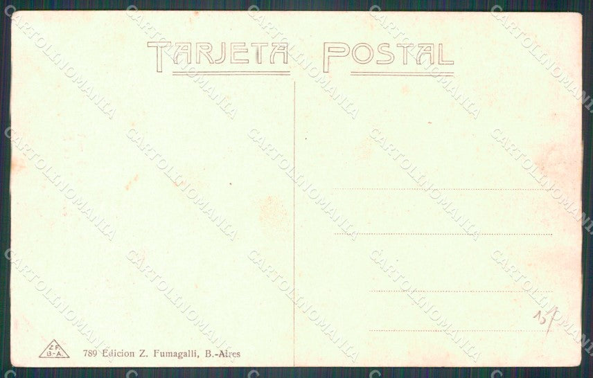 Argentina Types Ethnic Indios Chamacoco Chaco postcard XP1826 – retro