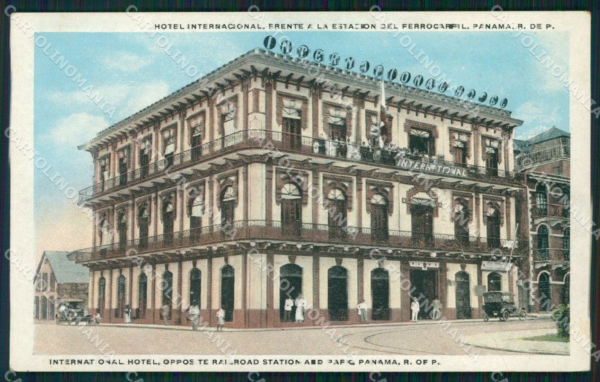 Panama Hotel Internacional CREASE postcard XP1829 – fronte