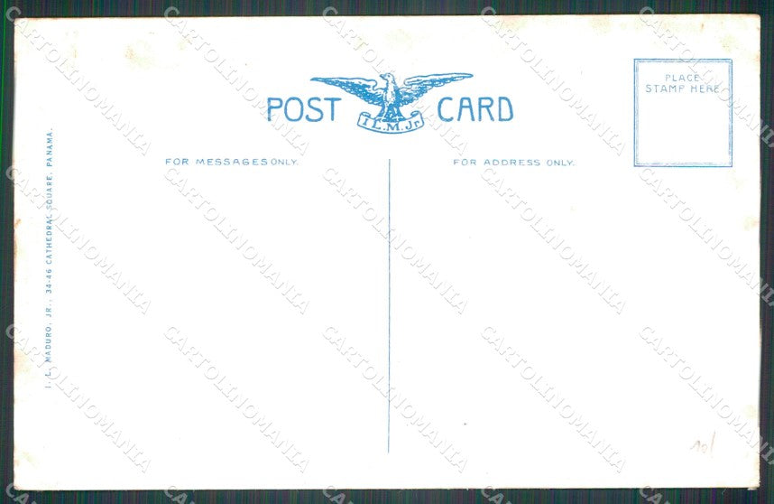 Panama Plaza de Catedral postcard XP1833 – retro