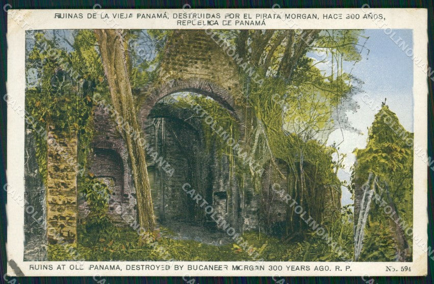 Panama Ruinas de Vieja postcard XP1835 – fronte