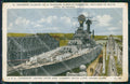 Panama Ship USS Tennessee CORNER CREASED postcard XP1841 – fronte