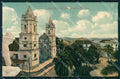 Panama Cathedral Park and Church ABRADED BACK postcard XP1842 – fronte