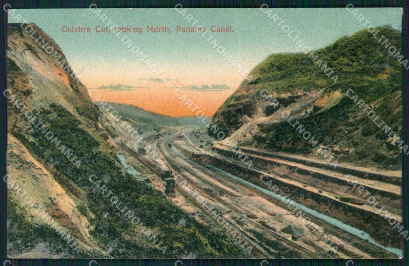 Panama Culebra Cut postcard XP1849 – fronte