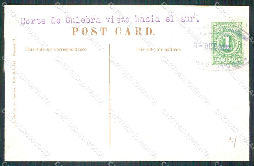 Panama Culebra Cut postcard XP1849 – retro