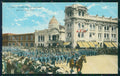 Peru Lima Desfile Militar Pasando por la Plaza Zela postcard XP1858 – fronte