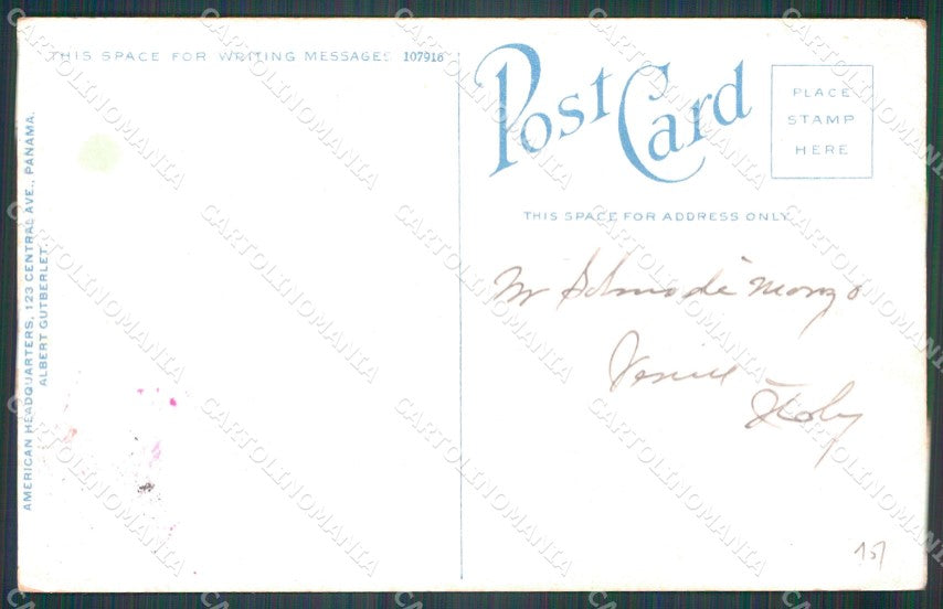 Panama Cathedral Park postcard XP1906 – retro