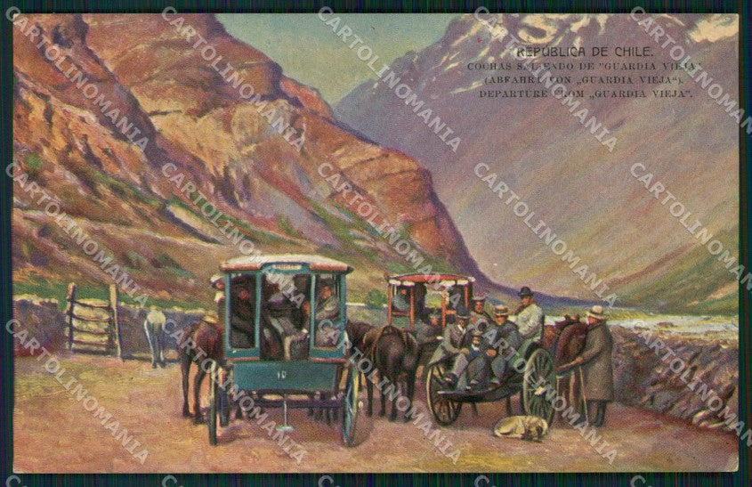 Chile Guardia Vieja Da Buenos Aires a Valparaiso postcard XP1932 – fronte