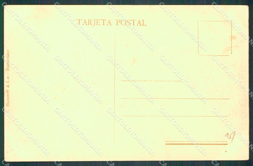 Uruguay Montevideo Catedral Y Plaza Constitucion postcard XP1937 – retro