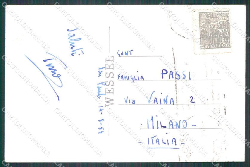 Brazil Sao Paulo Tunel Avenida 9 de Julho RPPC postcard XP1950 – retro
