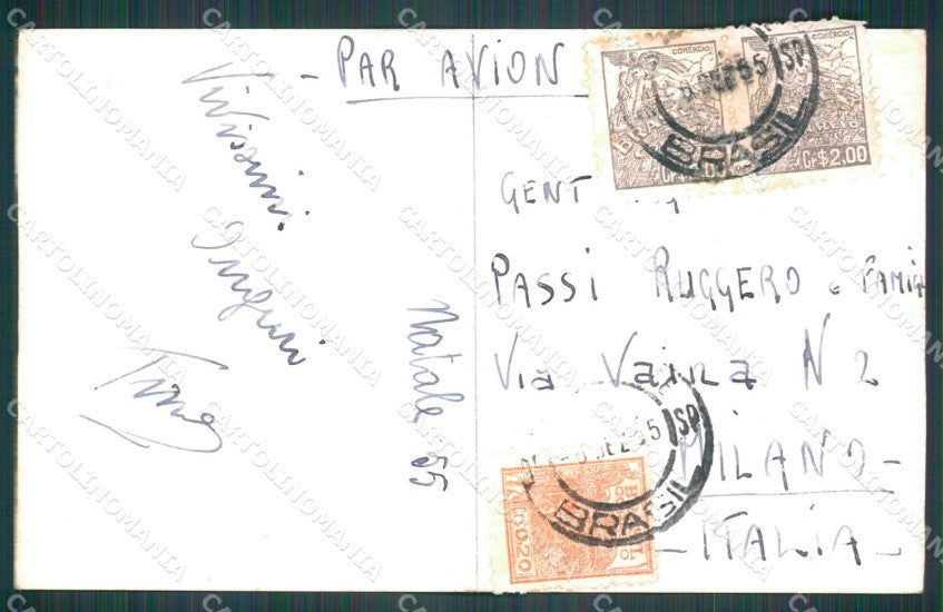 Brazil Sao Paulo RPPC postcard XP1953 – retro