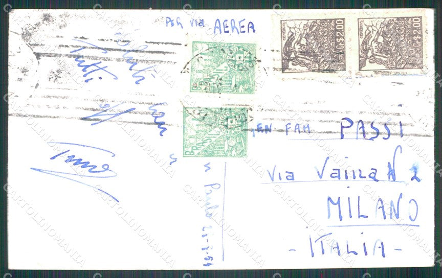 Brazil Sao Paulo Cha RPPC postcard XP1954 – retro