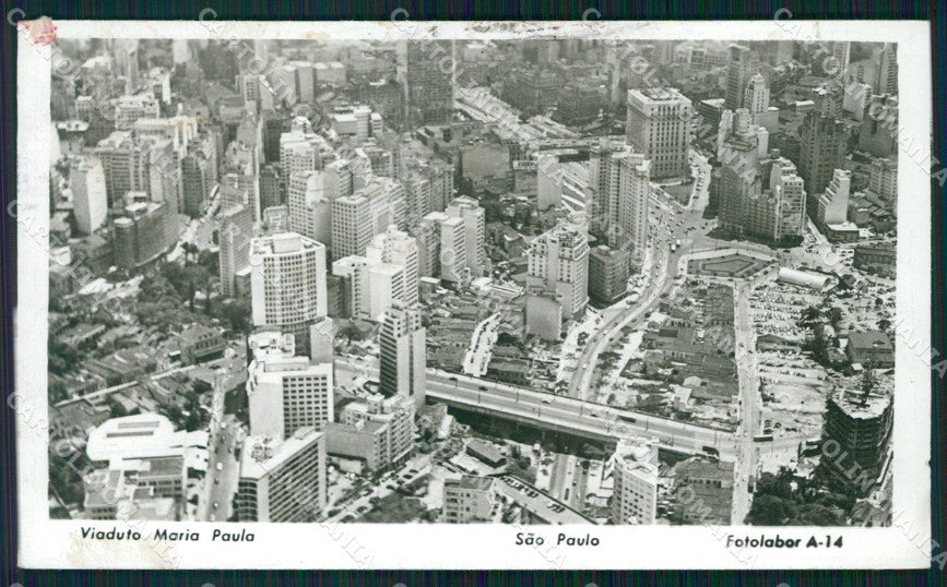 Brazil Sao Paulo Maria Paula RPPC postcard XP1955 – fronte