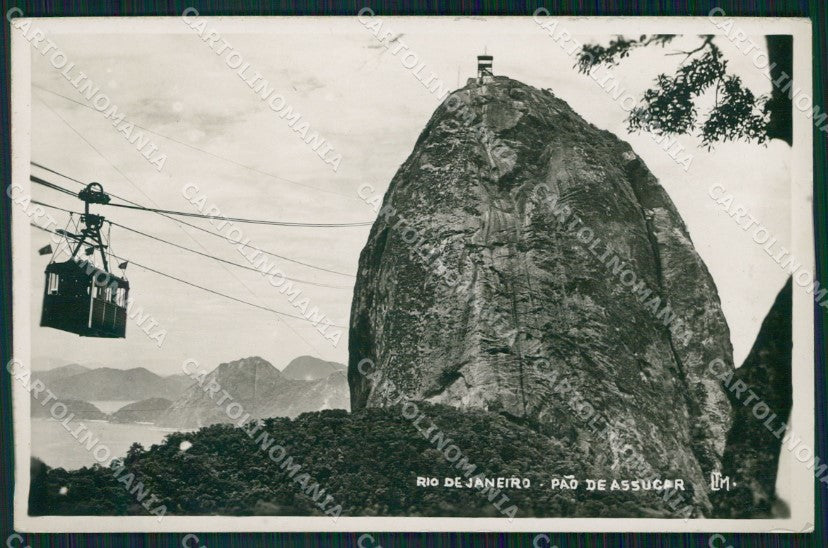 Brazil Rio de Janeiro Pao de Assucar RPPC postcard XP1966 – fronte