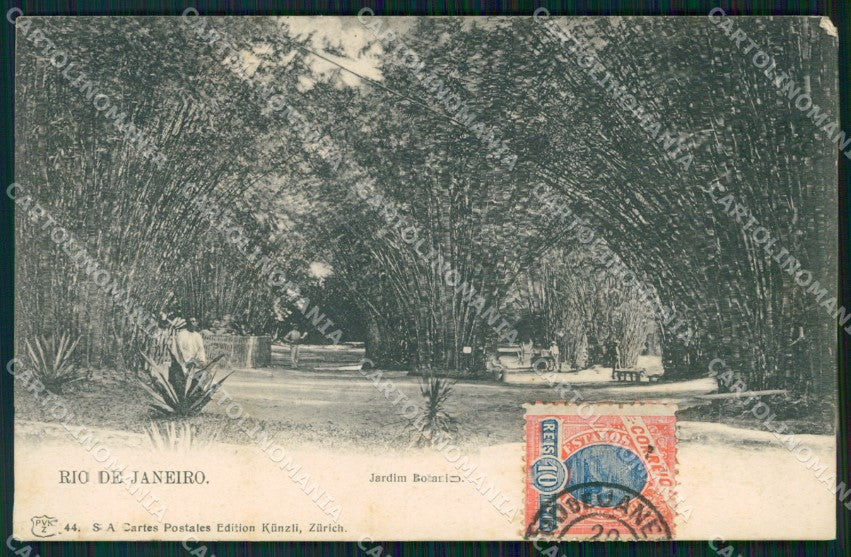 Brazil Rio de Janeiro Jardim Botanico postcard XP1969 – fronte