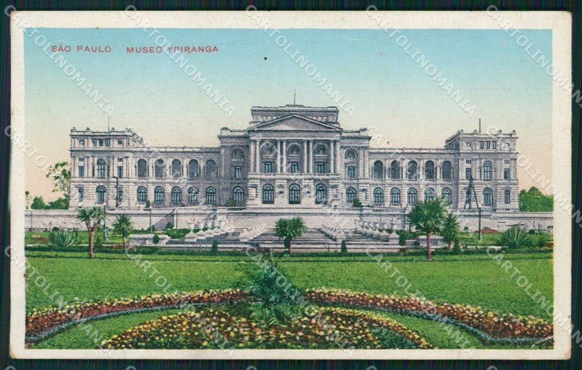 Brazil Sao Paulo Museo Ypiranga postcard XP1973 – fronte