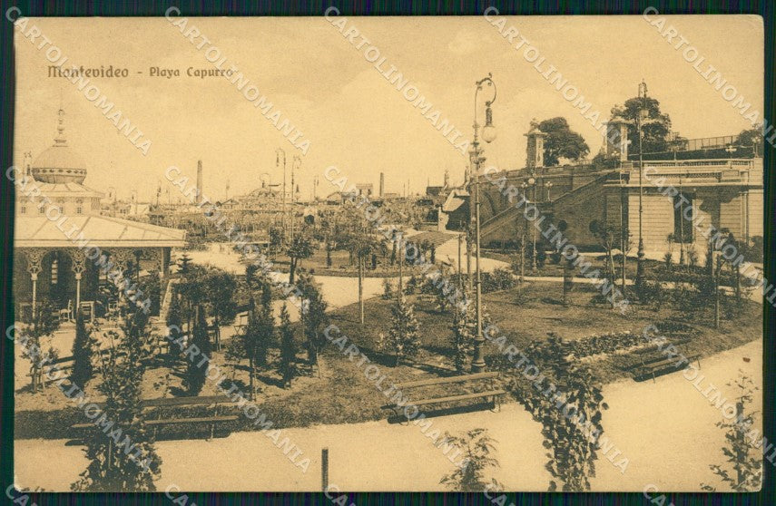 Uruguay Montevideo Playa Capurro postcard XP1975 – fronte