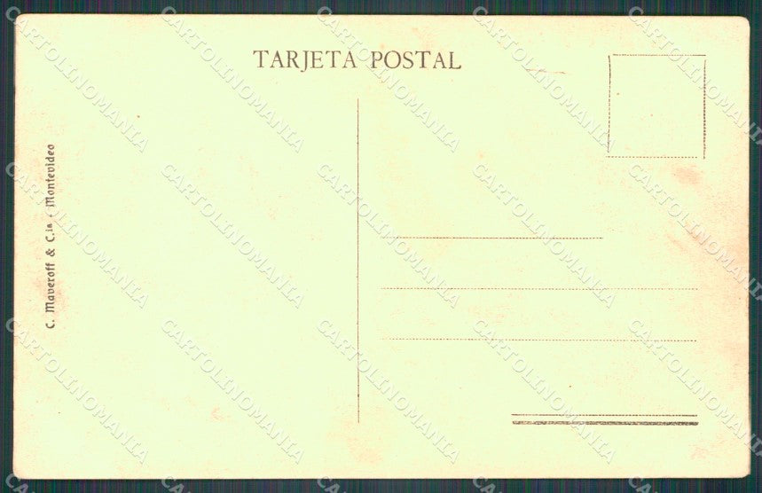 Uruguay Montevideo Escuela Militar y Naval postcard XP1976 – retro