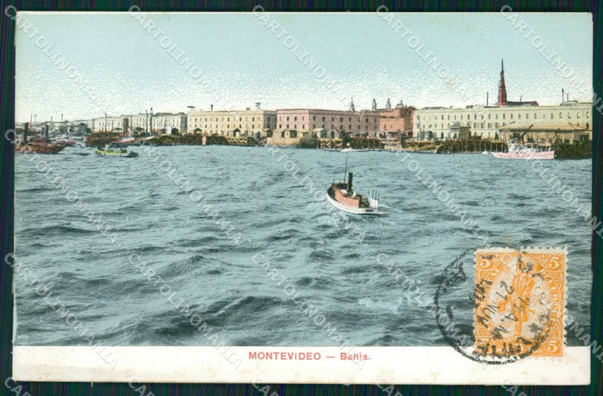 Uruguay Montevideo Bahia postcard XP1986 – fronte