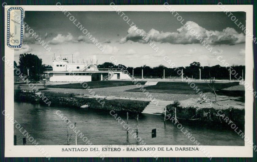 Argentina Santiago del Estero Balneario de la Darsena RPPC postcard XP1989 – fronte