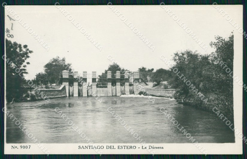 Argentina Santiago del Estero La Darsena RPPC postcard XP1990 – fronte